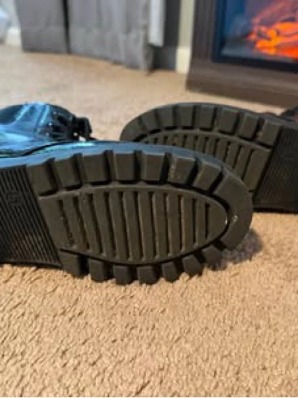 Size 5 Target Black Combat Boots for Kids